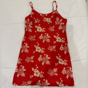 Wild Fable Red Floral Mini Dress